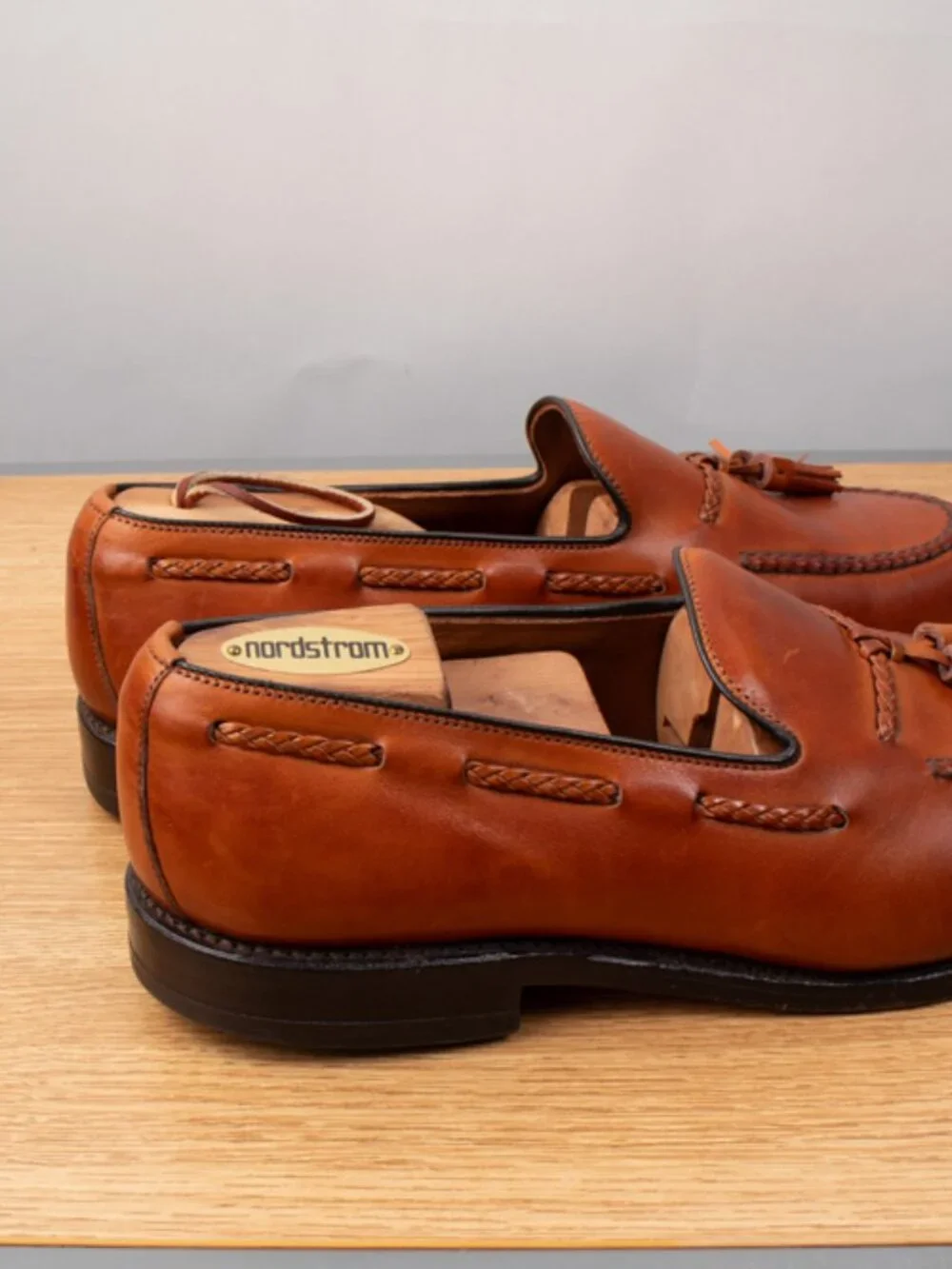 Allen Edmonds Pembroke Shoes Men's 9.5 E Walnut Brown Leather